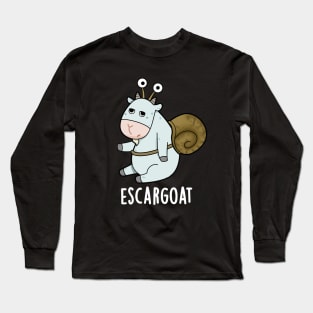 Escar-goat Cute French Snail Pun Long Sleeve T-Shirt